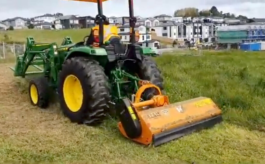 Grass control mower