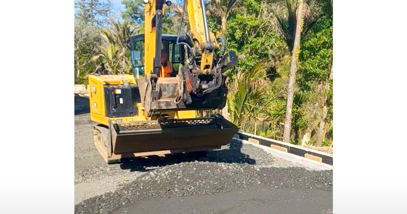 Orewa Sands Digger Bowling Green Construction