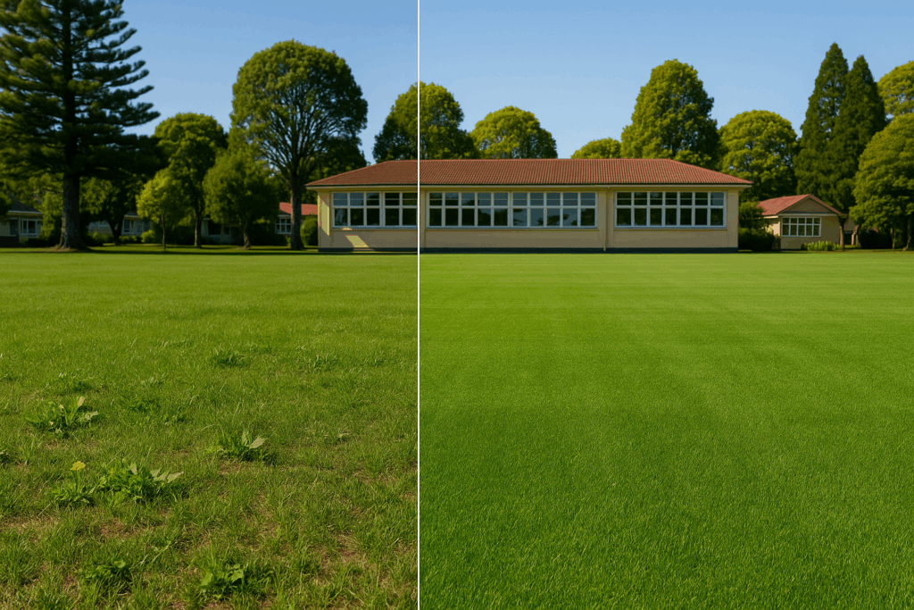 before and after seeding